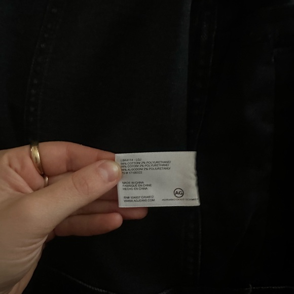 AG Jeans Arlow Vintage Trucker Denim Jacket - Picture 4 of 4